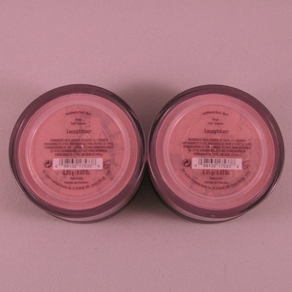 #NWT Original bareMinerals Laughter Loose Powder Blush 0.85g/0.03oz - Lot of 2 - Picture 1 of 2